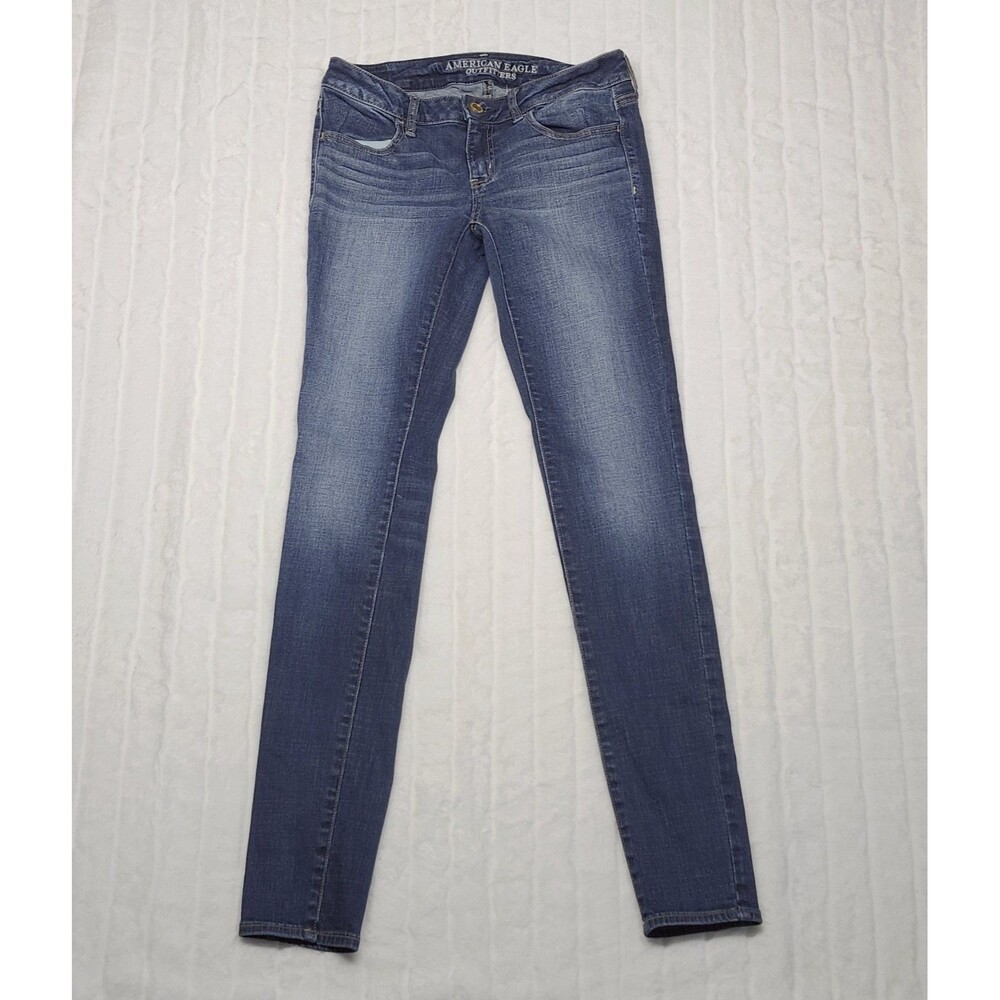 American Eagle Super Stretch Jegging Jeans Women's Size 8 Denim Blue Slim Fit